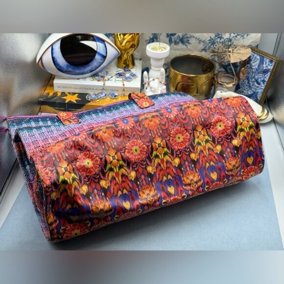 🆕 KURT GEIGER LONDONN 🧿 X MATTHEW WILLIAMSON Large Square Woven Shopper Tote - Picture 7 of 14